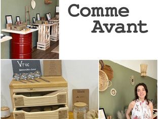 La Boutique COMME AVANT (cosmétiques bio) est ouverte 2 Quai Turenne à Nantes
